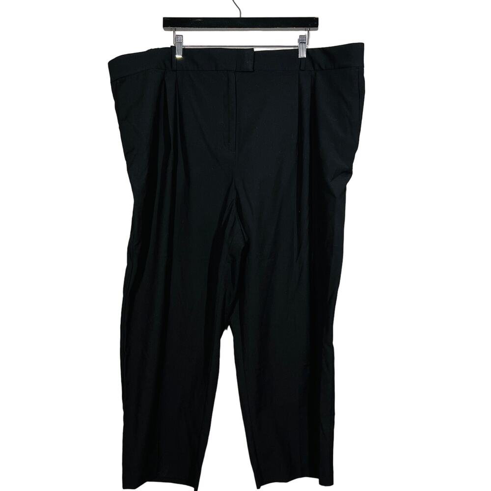 NEW! H&M Ankle Trouser Pant Lighteweight Black Casual - 3X